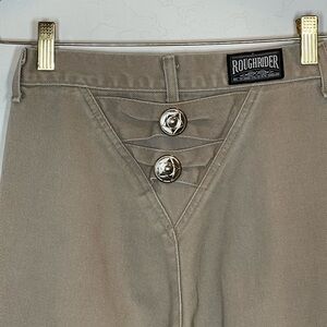 Roughrider Tan Pants with Silver Buckle size 5/6